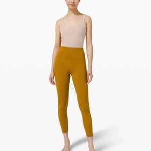 Lululemon align 25” Gold Spice sz 4